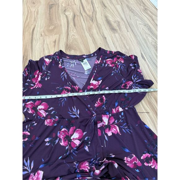 Torrid NWT Mini Studio Knit Wrap Dress Sz 4 - Picture 8 of 9